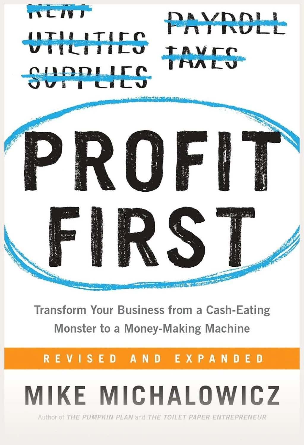 Screenshot of Profit first book cover