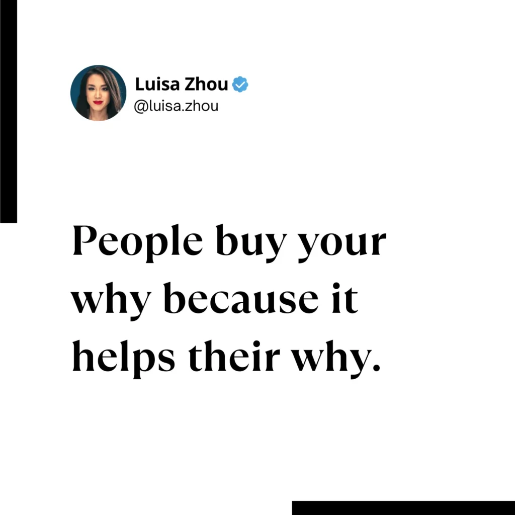 Quote on why people buy