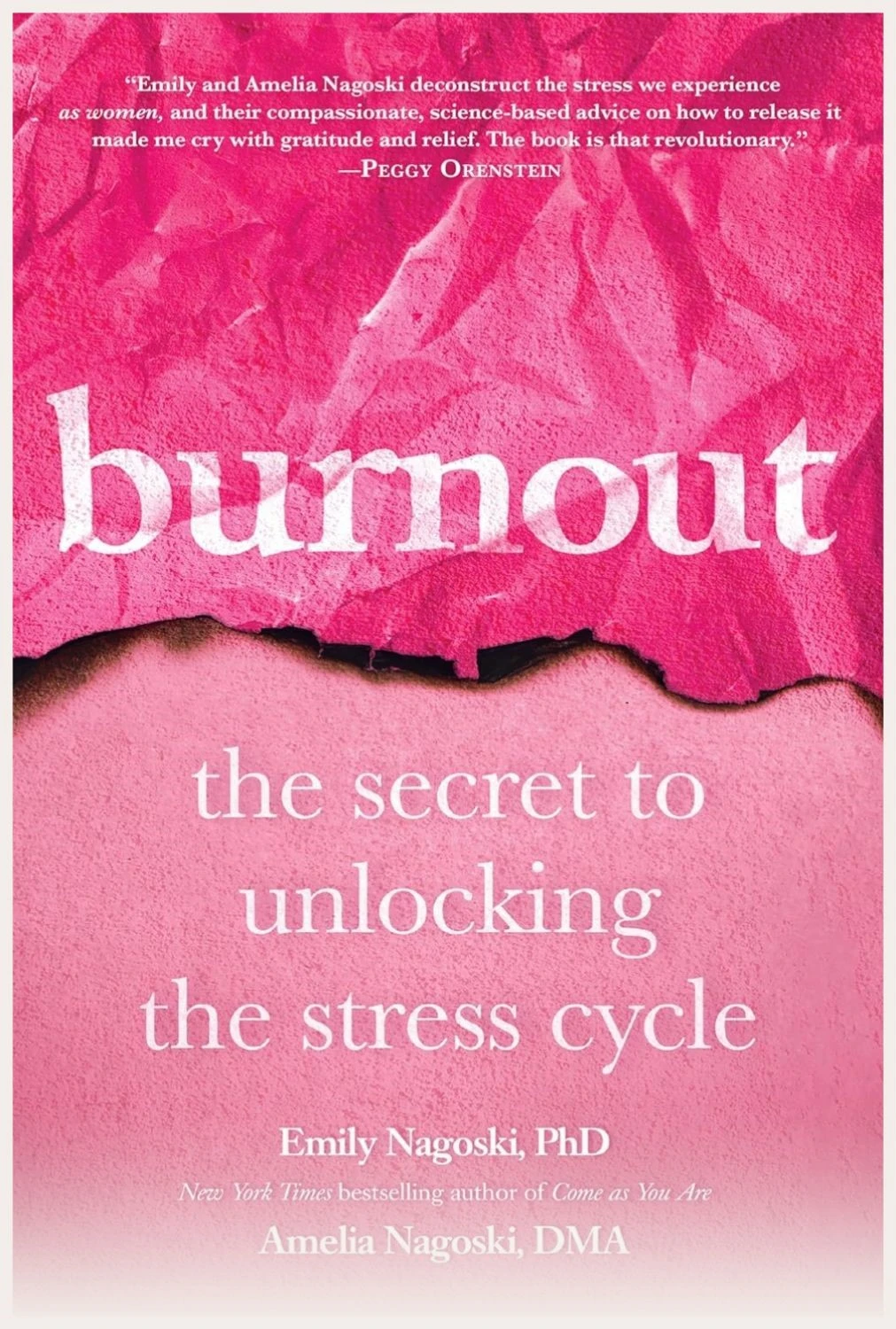 Screenshot of burnout book cover