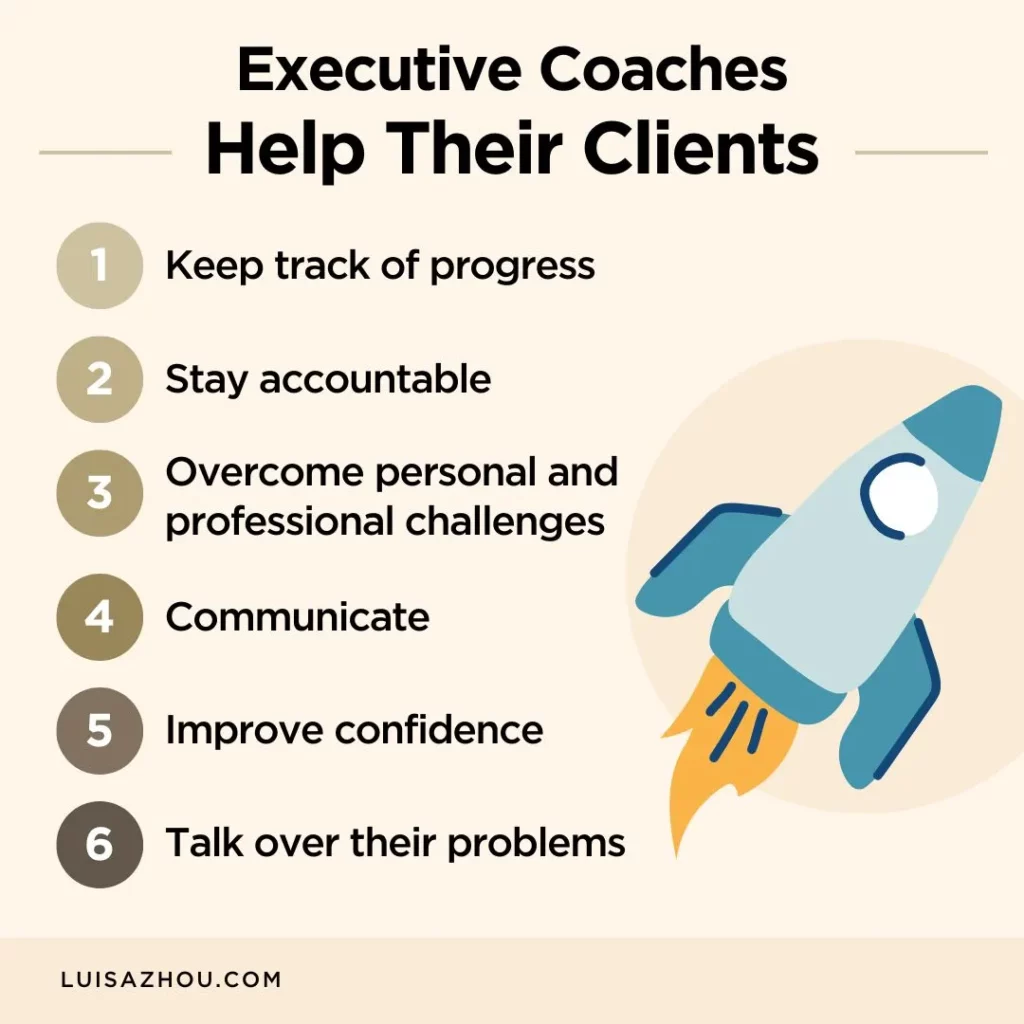 Executive coaches help their clients