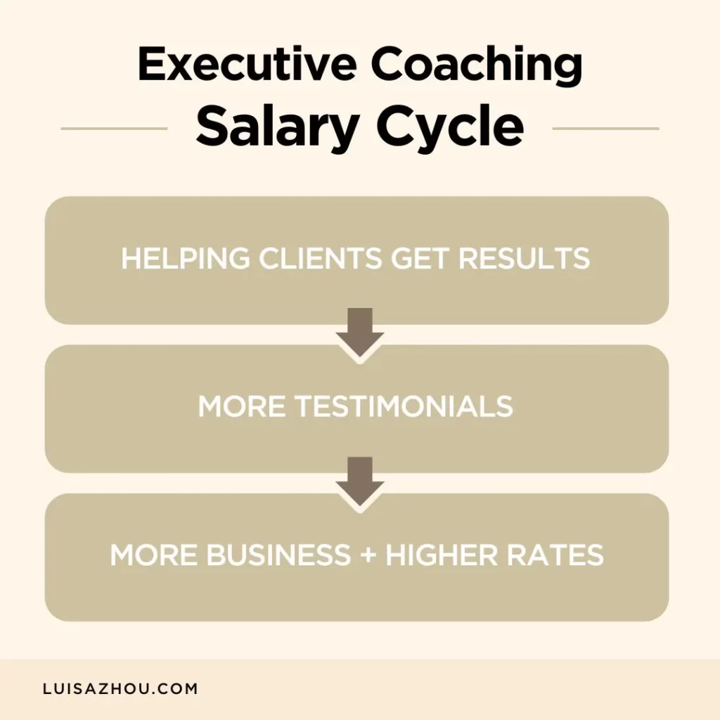 Executive coaching salary cycle