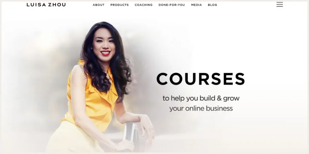 Screenshot of LZ.com course page