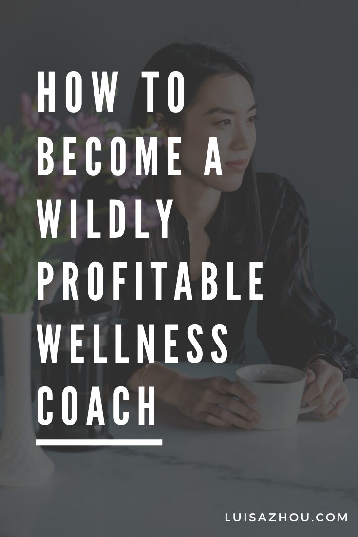 Pinterest pin become a wellness coach